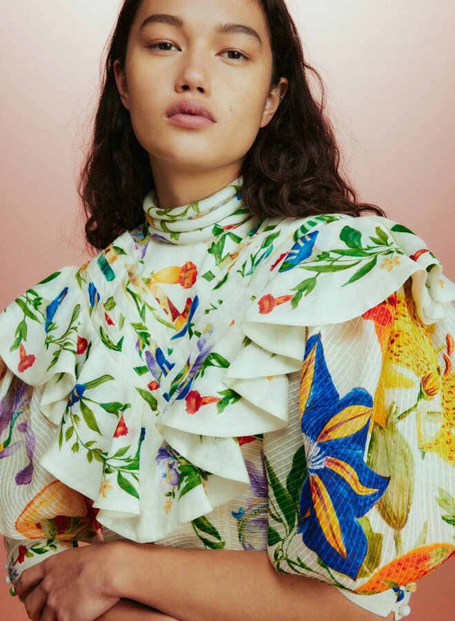 Alemais- Flores Top- Multi