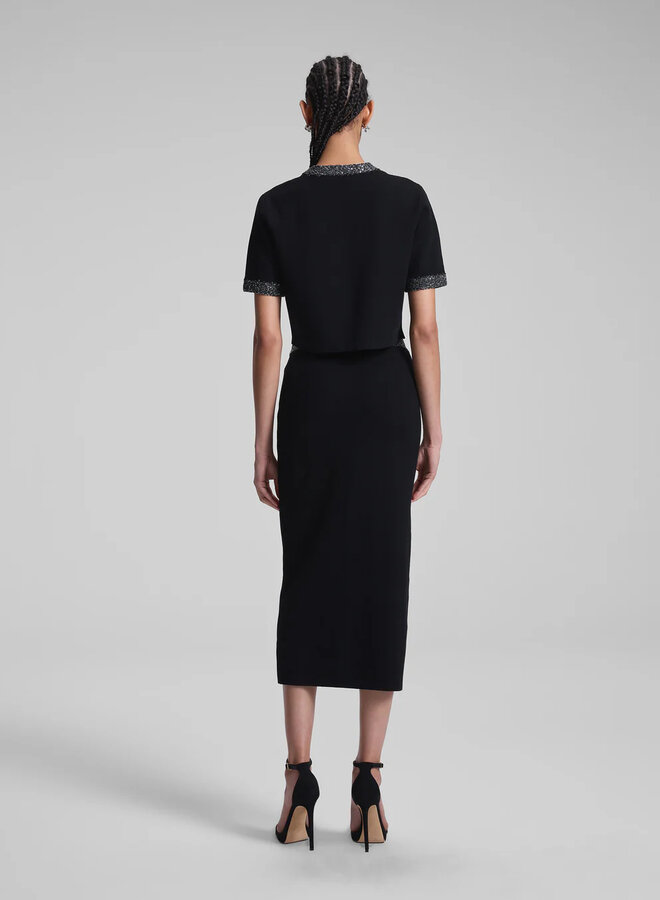 A.L.C.- Maeve Top- Black/Silver