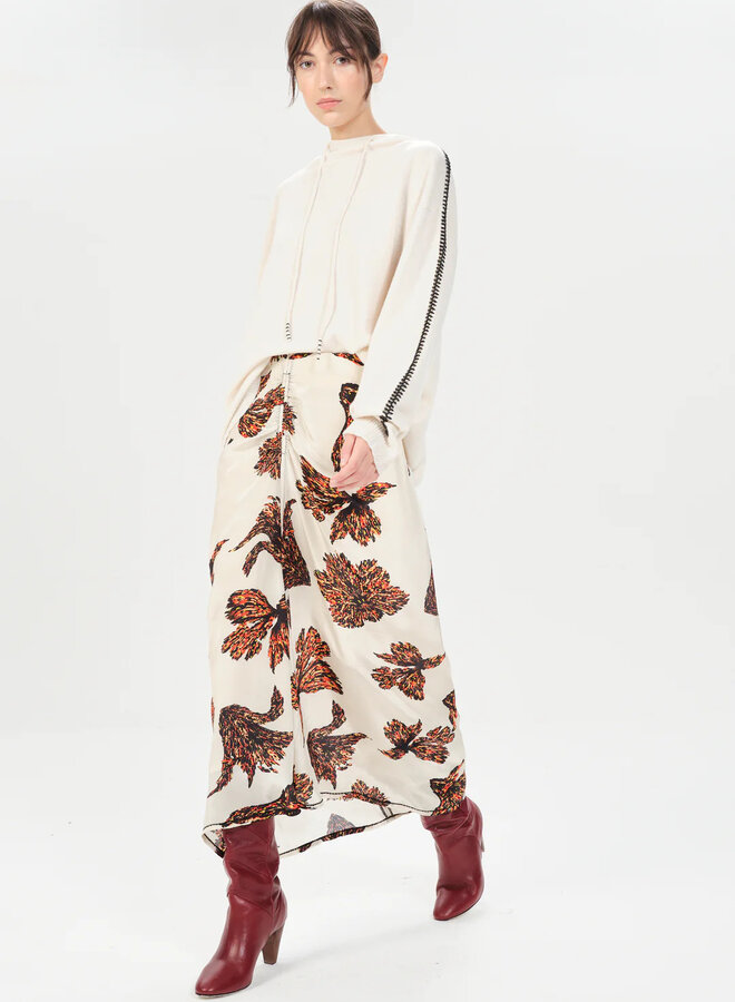 Maria Cher - Berisso Bonny Long Skirt Ecru Blossom