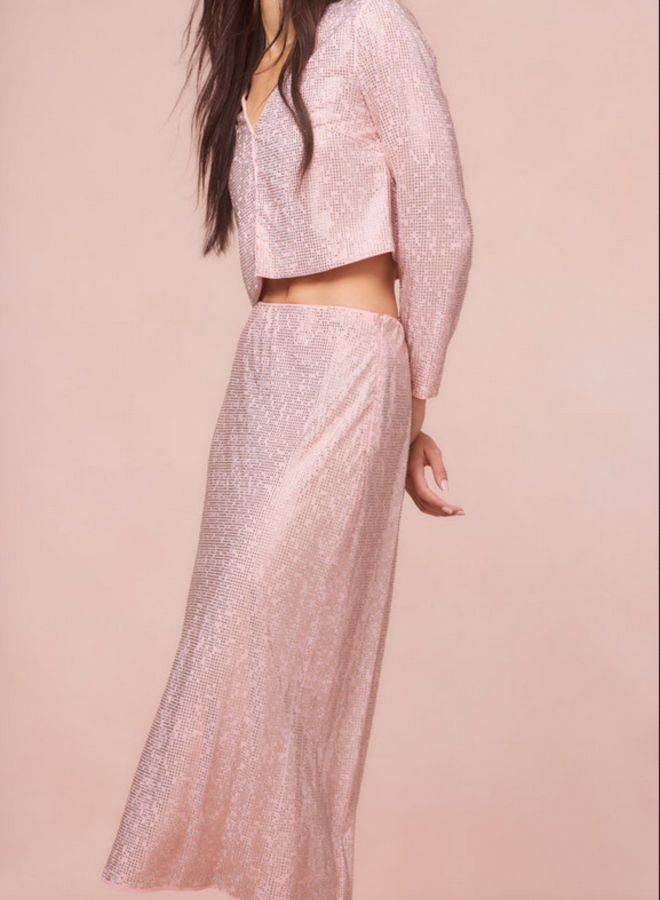 Love Shack Fancy - Samaria Skirt - Rose Gold