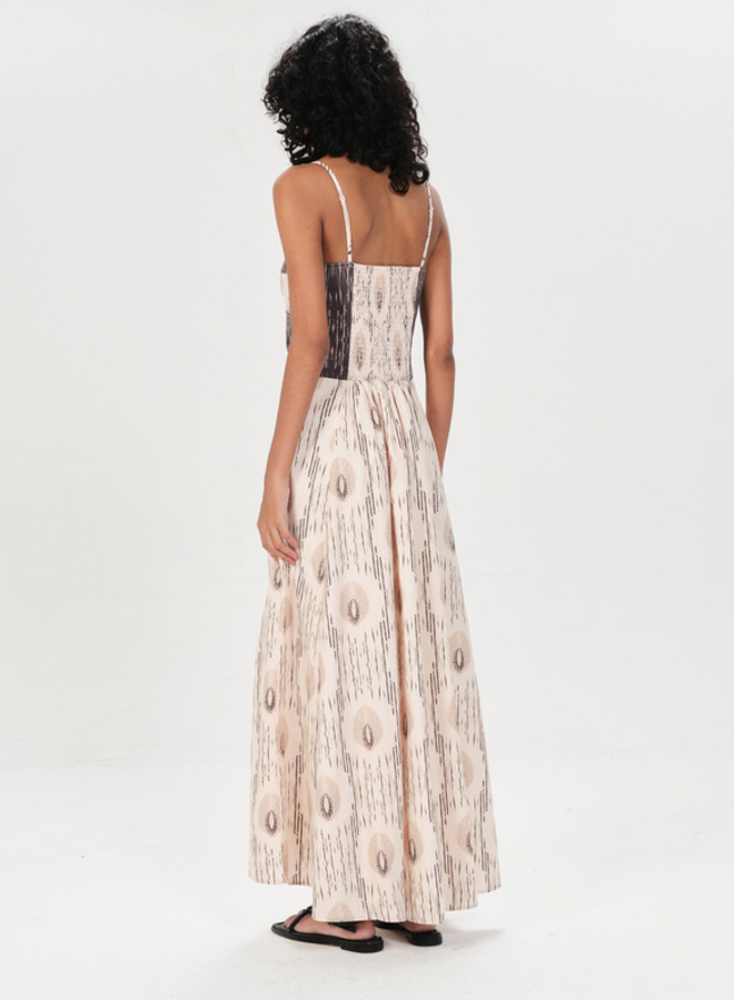 Maria Cher- Florida Maive Midi Dress- Ecru