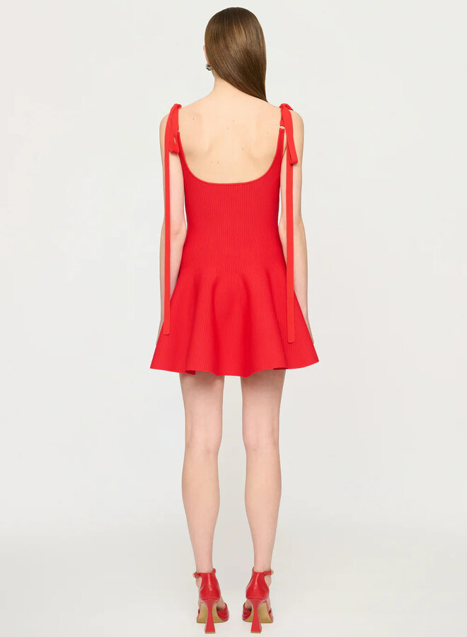 Clea- Karolina Knit Dress- Tamarillo