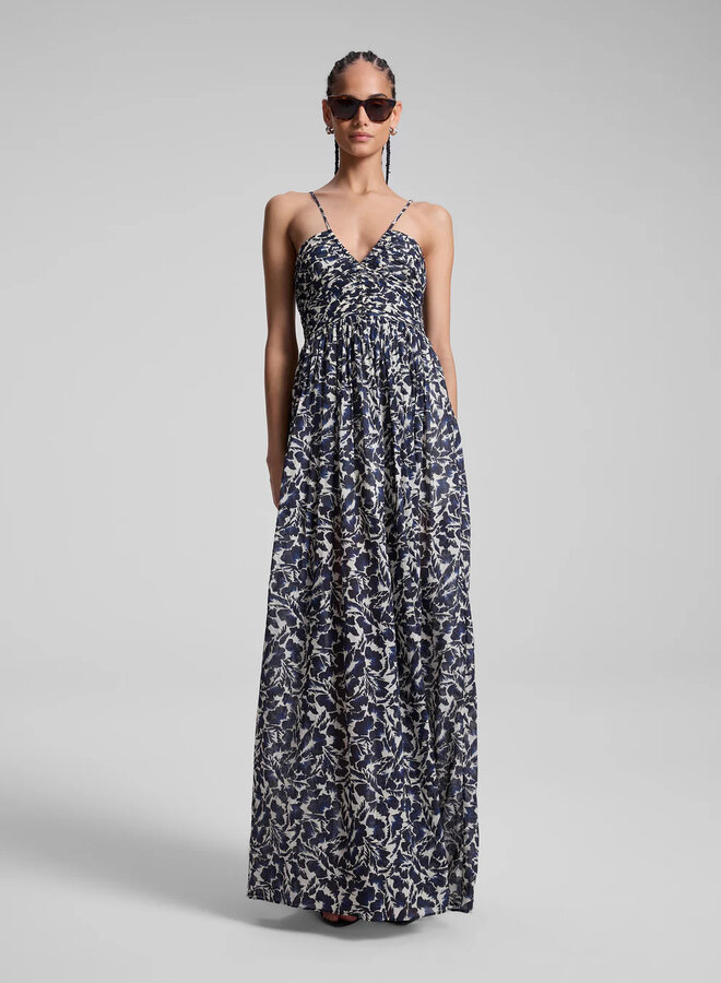 A.L.C.- Romy Dress- Navy/Cream