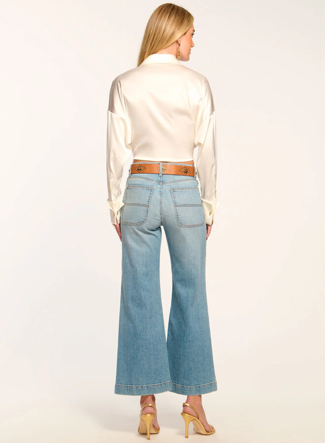 Ramy Brook- Cropped Clifford- Light Wash