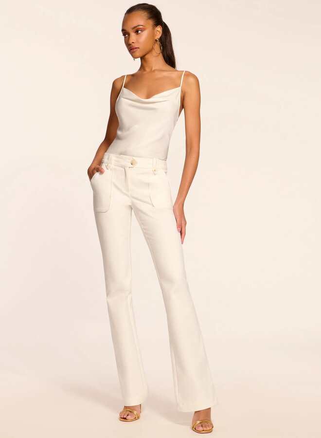 Ramy Brook- Marit Stretch Cotton Pant- Ivory