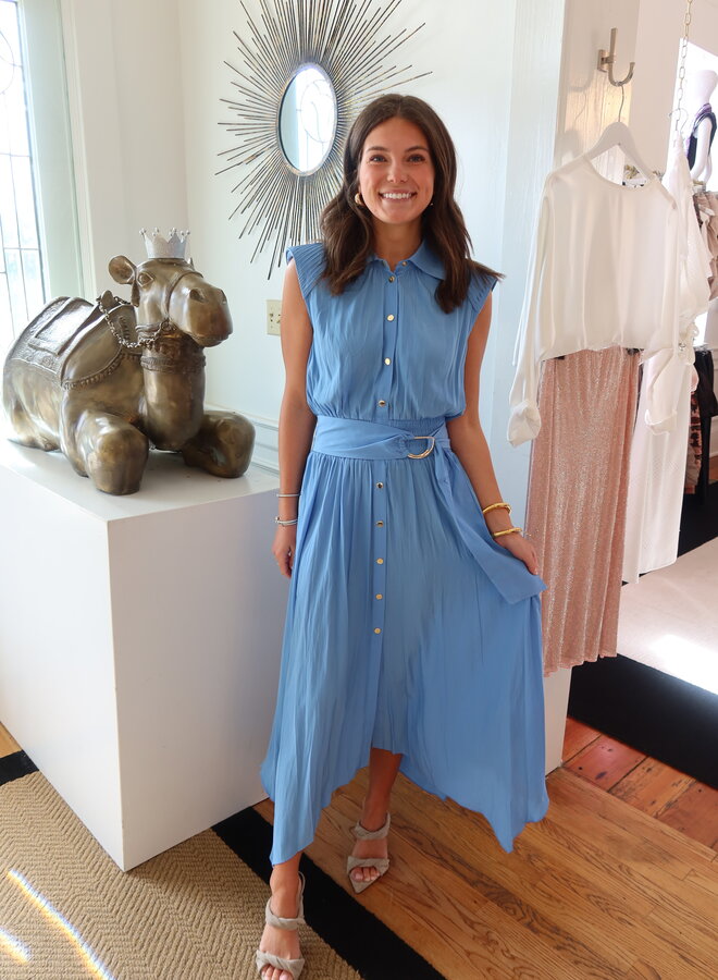 Ramy Brook- Ivy Dress- Ribbon Blue
