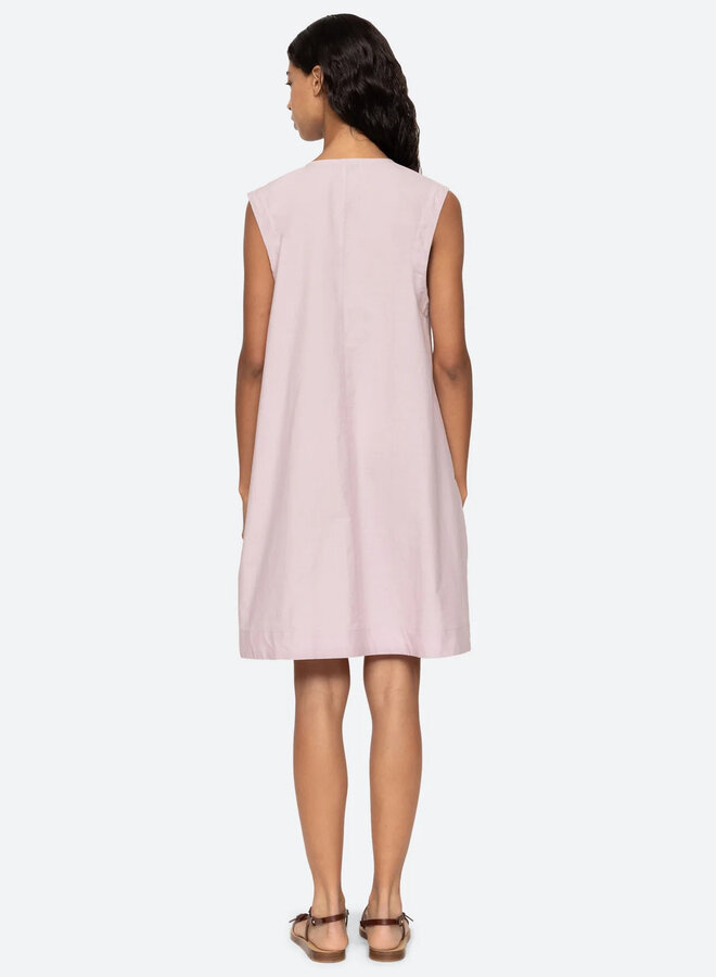 Sea New York- Emmet Poplin Bubble Tank Dress- Lilac