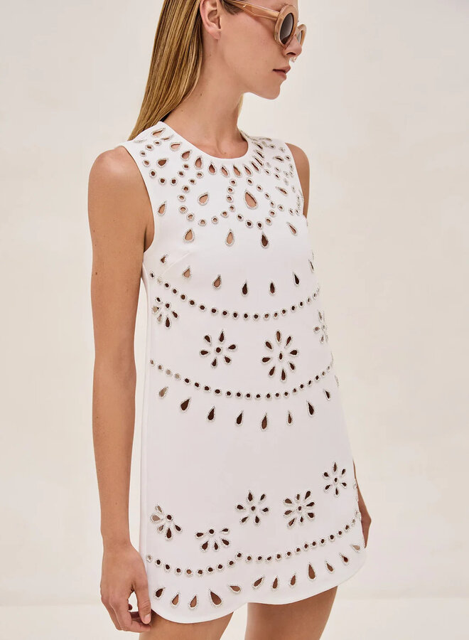 Alexis- Adilyn Dress- White