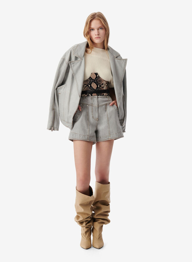 IRO- Hippolie Short- Light Grey