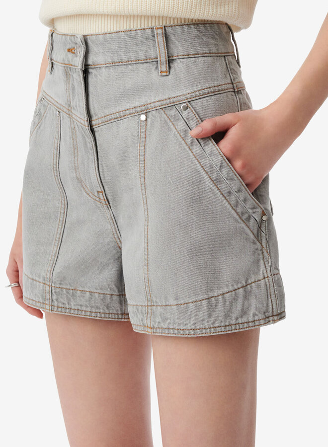 IRO- Hippolie Short- Light Grey