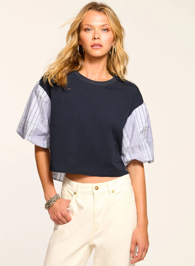 Ramy Brook- Toula- Navy Patchwork