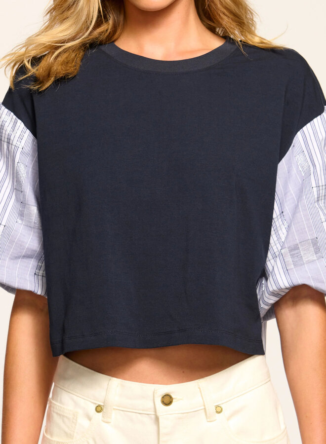 Ramy Brook- Toula- Navy Patchwork