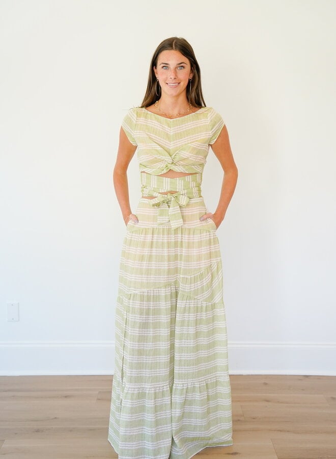 Shug- Sylvia Top- Apple/Pink