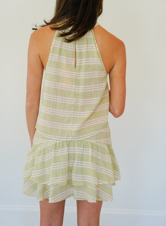 Shug- Quinn Top- Apple/Pink