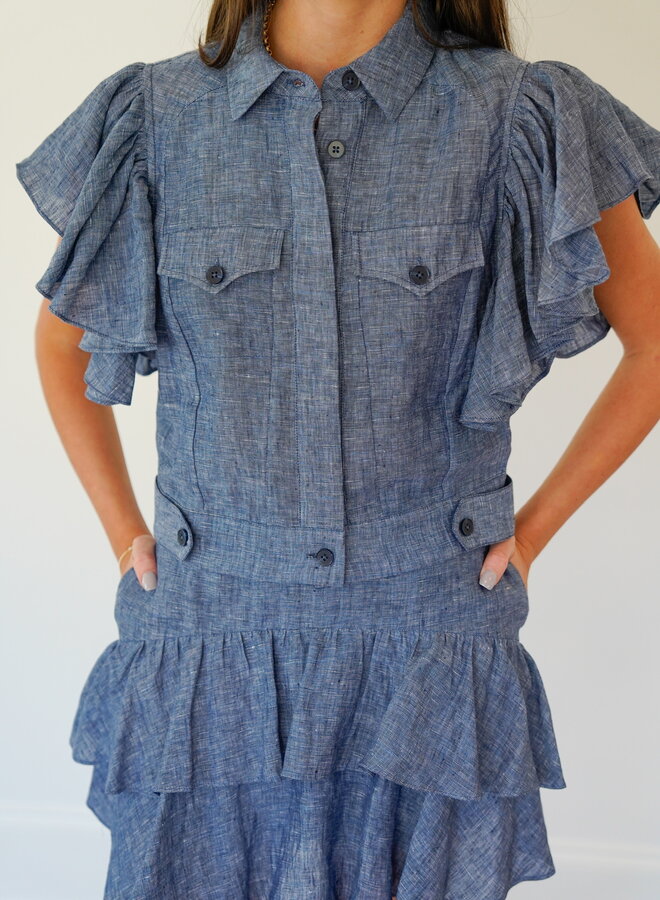 Shug- Clover Jacket- Navy