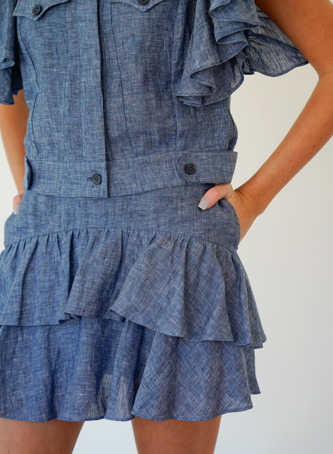 Shug- Jackson Skirt- Navy