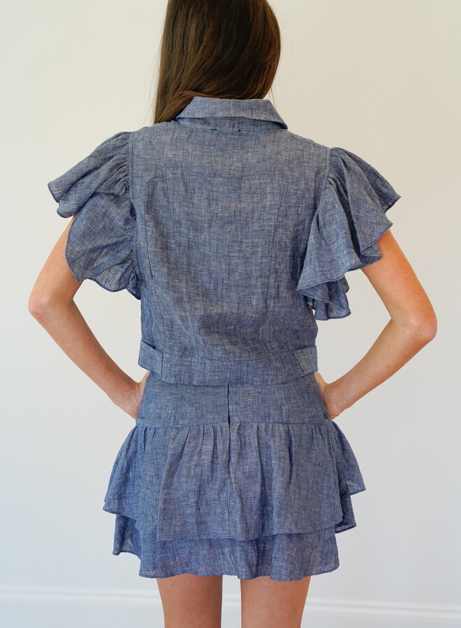 Shug- Jackson Skirt- Navy