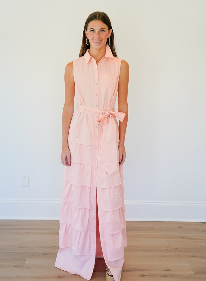 Shug- Dalia Maxi Dress- Peach