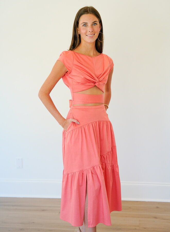 Shug-Sylvia Top- Coral