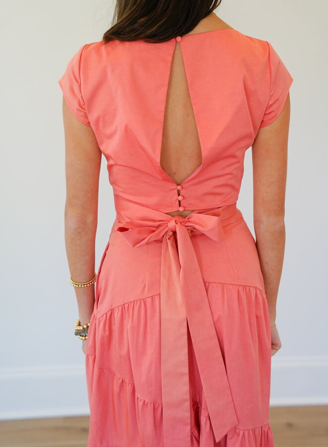 Shug-Sylvia Top- Coral