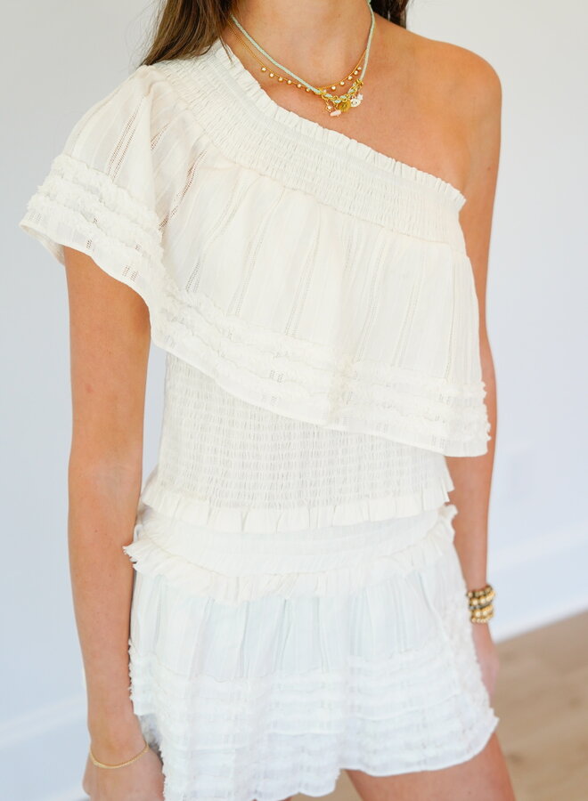 Shug- Nicole Top- White