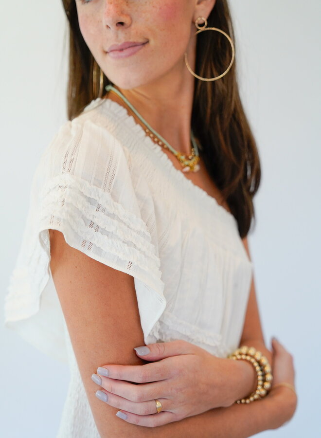 Shug- Nicole Top- White