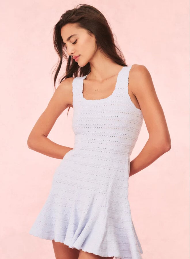 Love Shack Fancy- Maryanne Dress- Morning Sky