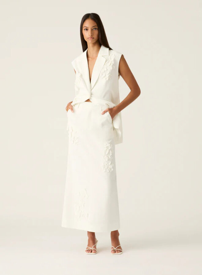 Mos The Label- Athena Maxi Skirt- White