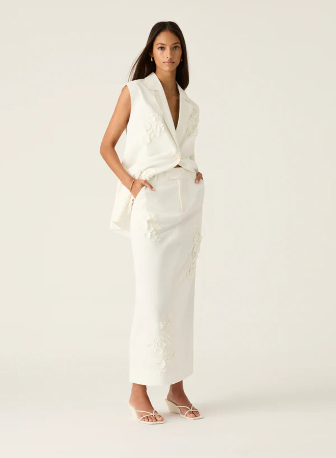 Mos The Label- Athena Maxi Skirt- White