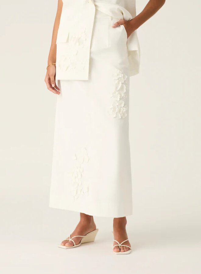 Mos The Label- Athena Maxi Skirt- White