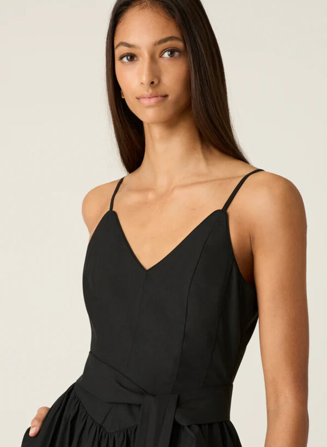 Mos The Label- Quinn Midi Dress- Black
