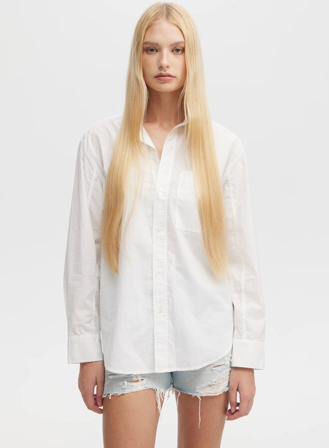 CHRLDR- MAG- Perfect Button Up- White