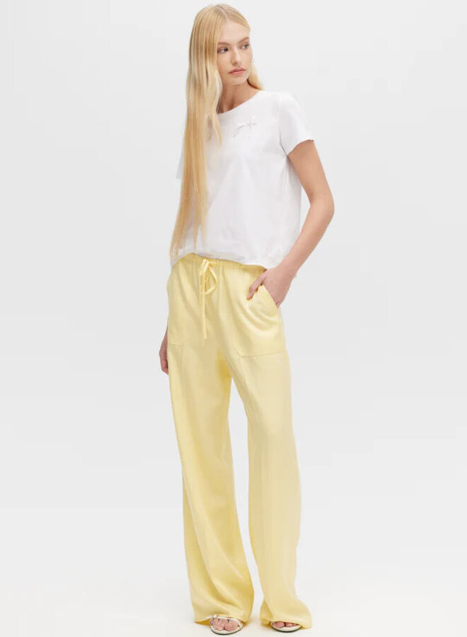 CHRLDR- Jane Bow Perfect Tee- White