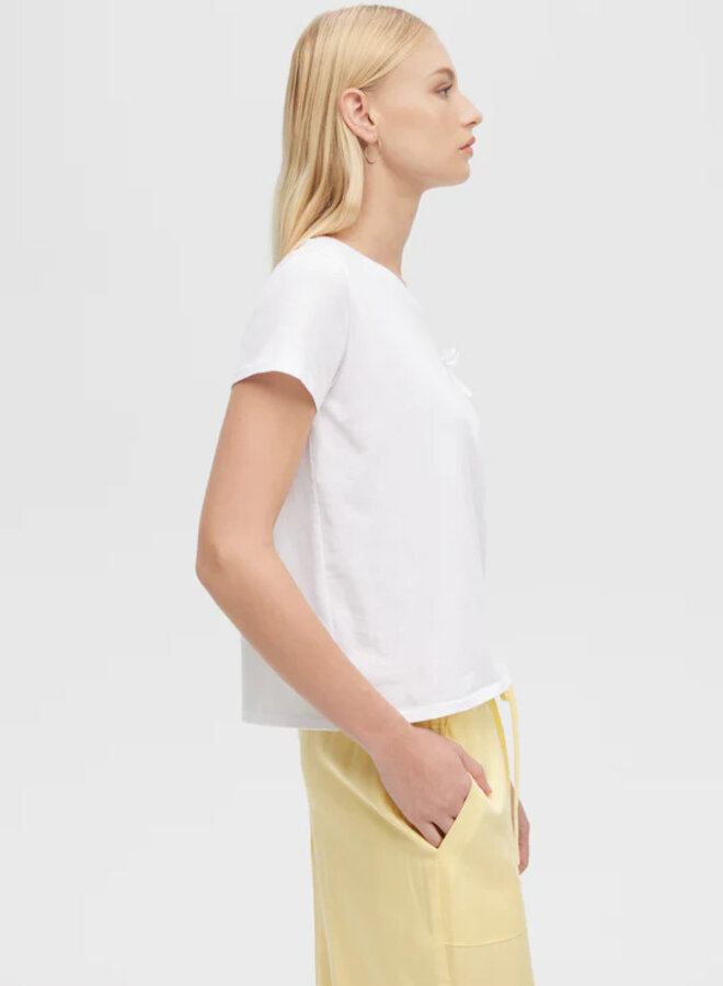 CHRLDR- Jane Bow Perfect Tee- White