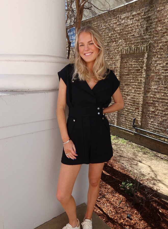 IRO- Cyra Playsuit- Black