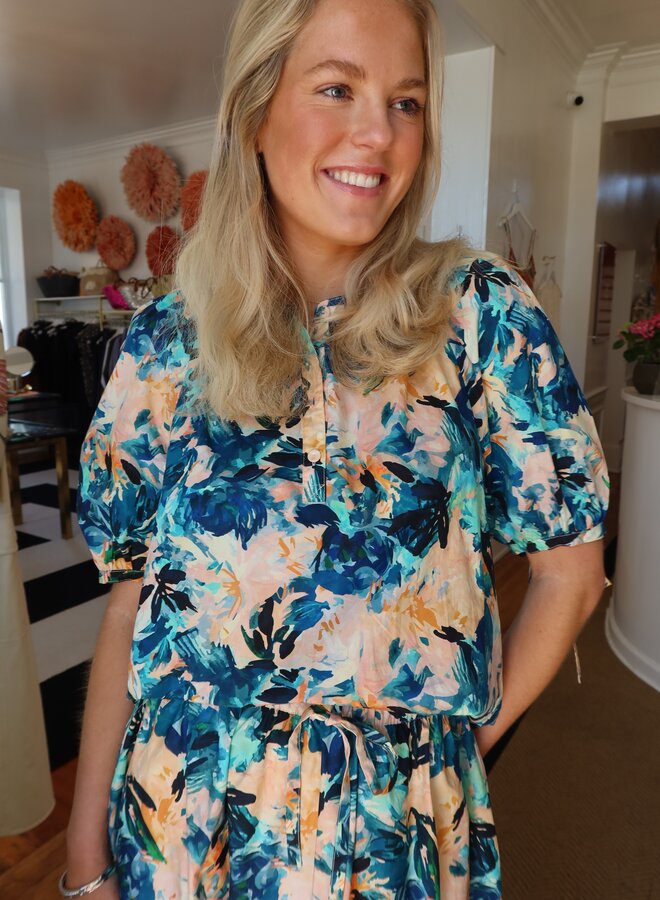 Ulla Johnson- Vienne Blouse- Delphinium