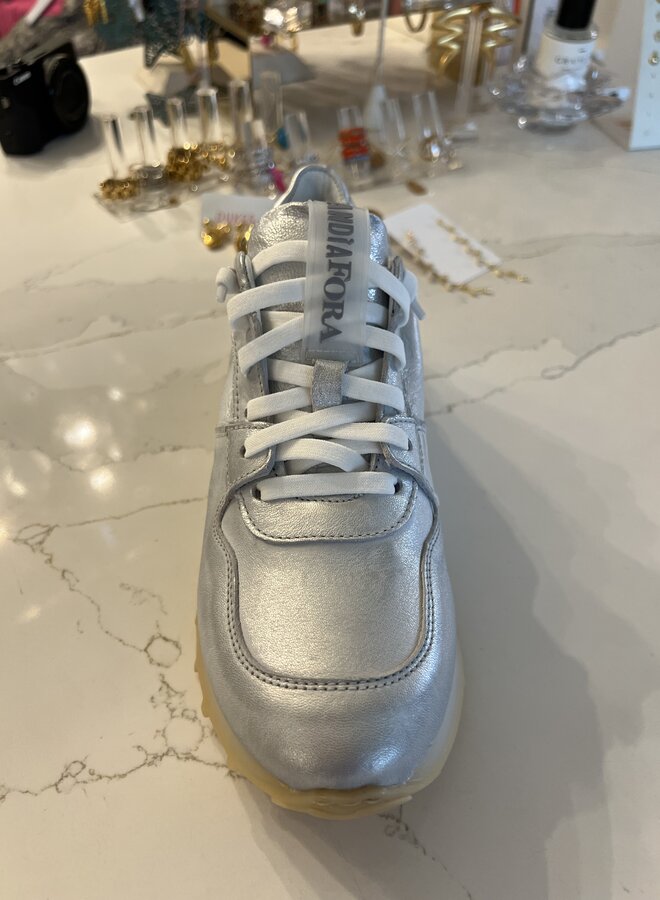 Andia Fora- Ruffle Uni- Brushed Silver