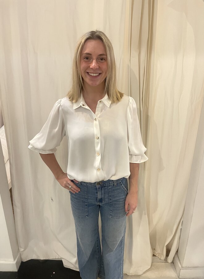 Ramy Brook- Dina Bodysuit- Ivory Gold