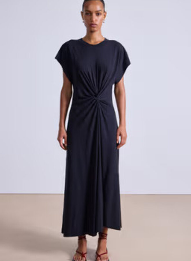 Apiece Apart- Volta Twist Dress- Black