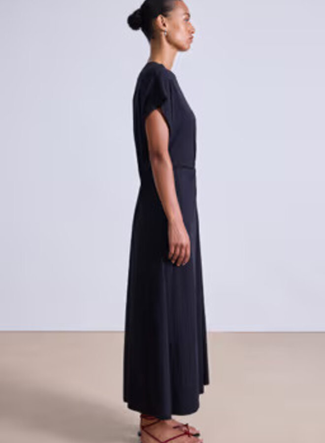Apiece Apart- Volta Twist Dress- Black