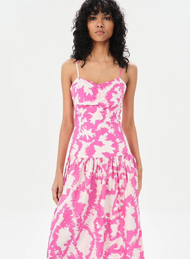 Maria Cher- Santa Rita Marie Dress- Ethnic Fuchsia