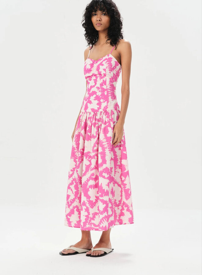 Maria Cher- Santa Rita Marie Dress- Ethnic Fuchsia