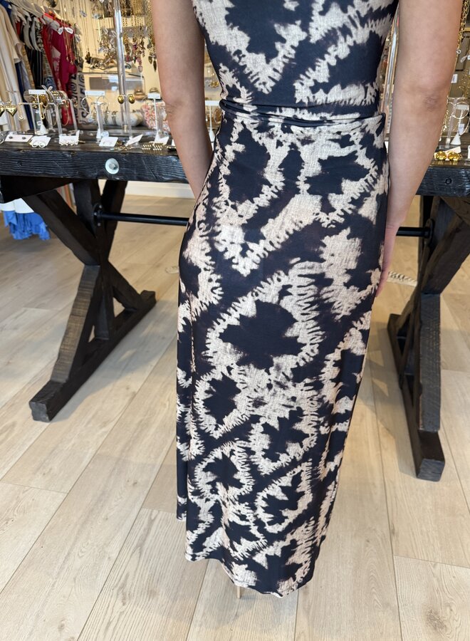 Maria Cher- Santa Rita Anna Midi Skirt- Ethnic Ecru