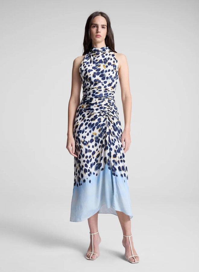 A.L.C.- Grace Skirt- Navy/Light Blue