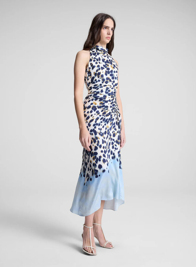 A.L.C.- Grace Skirt- Navy/Light Blue