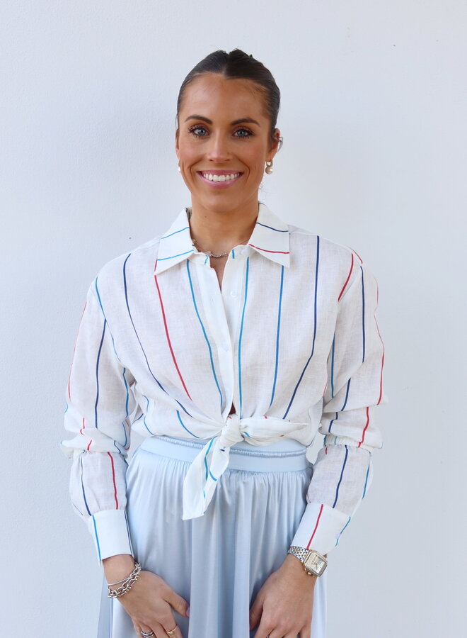 Shug- Tristan Blouse- White Multi