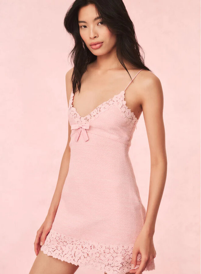 Love Shack Fancy- Meva Dress- Strawberry Spritz
