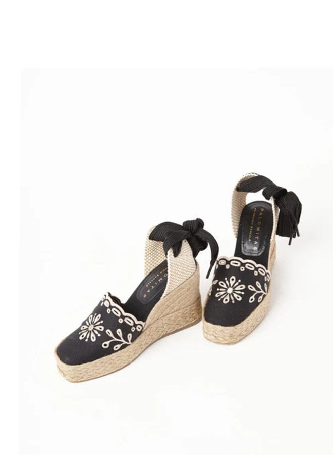 Palomitas- Tully Embroidery Black