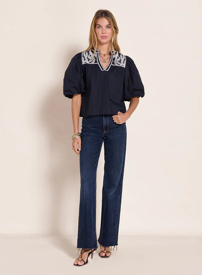 Scarlett Poppies- Sheila Top- Onyx Black