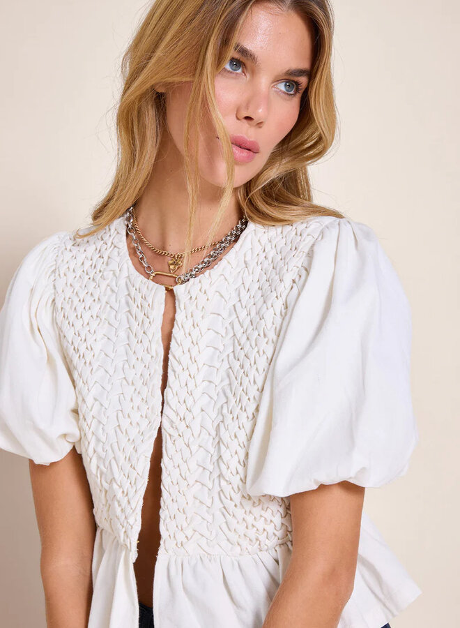 Scarlett Poppies- Corinne Top- Vanilla